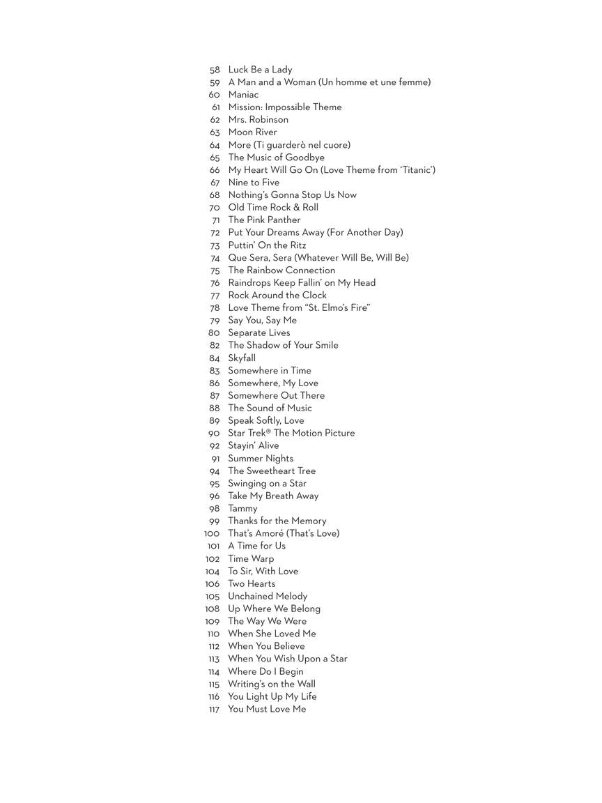 101 Movie Hits for Flute