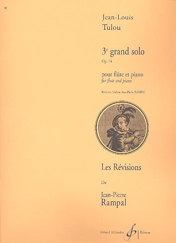 Tulou- 3rd Grand Solo Op.74 for Flute and Piano