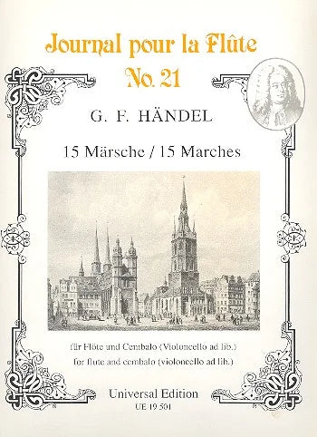 Handel- 15 Marches for Flute and Harpsichord