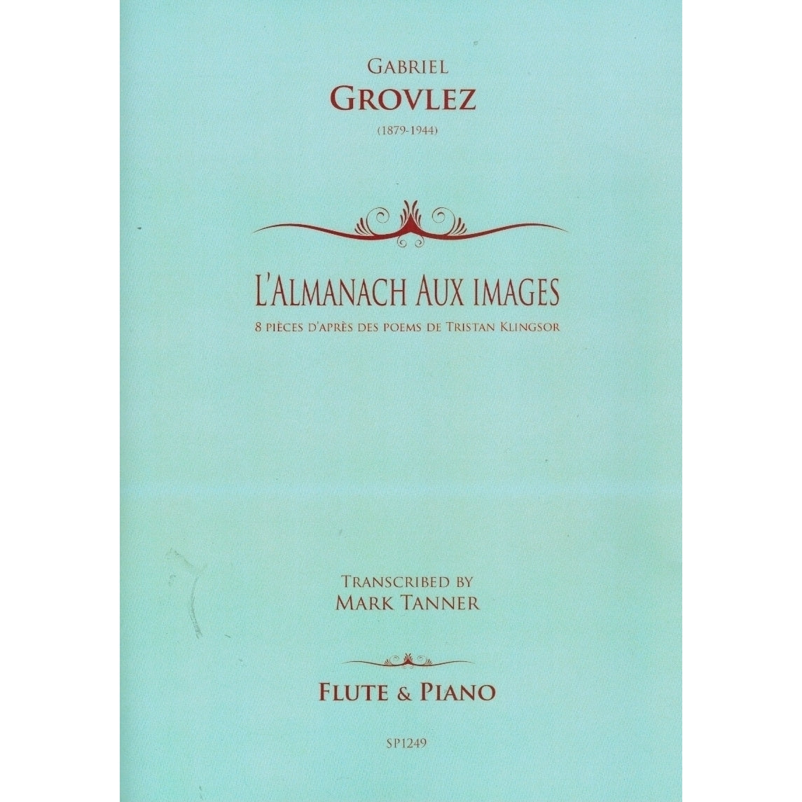 Grovlez- L’Almanach aux Images for Flute and Piano
