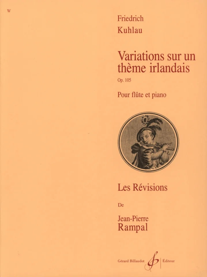 Kuhlau- Variations sur un theme Irlandais Op 105 for Flute & Piano