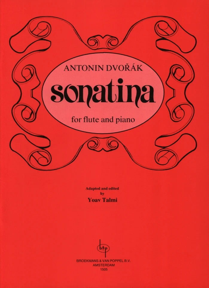 Dvorak- Sonatina in G Major Opus 100 for Flute & Piano ((B.V.)