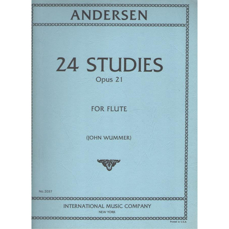 Andersen- 24 Studies for Flute Op. 21 (IMC)