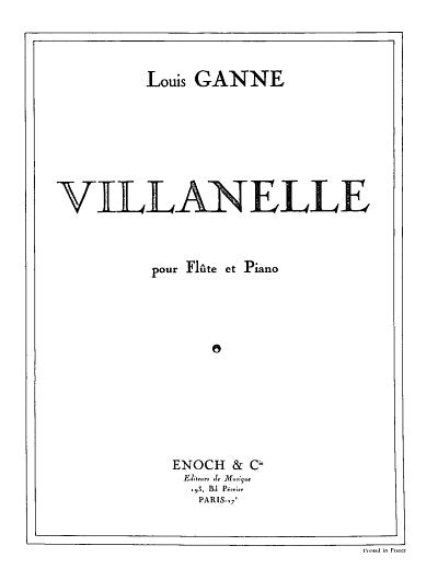 Ganne- Villanelle for Flute and Piano