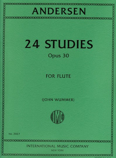Andersen- 24 Studies for Flute Op. 30 (IMC)