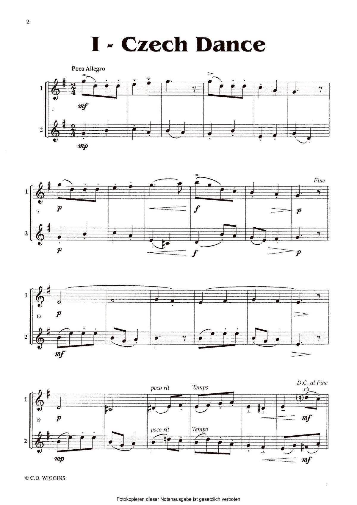 Wiggins- Suite for Two Flutes