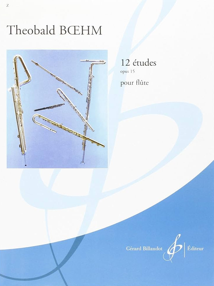 Boehm- 12 Studies for Flute Op. 15 (Billaudot)