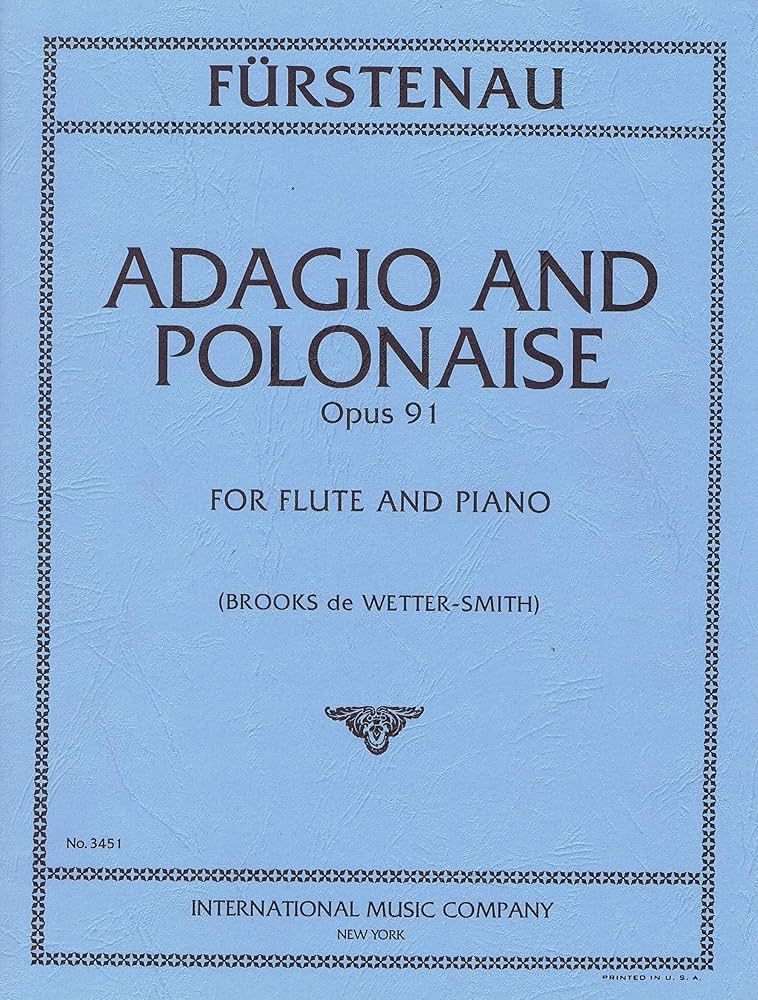 Furstenau- Adagio & Polonaise for Flute and Piano (Op.91)