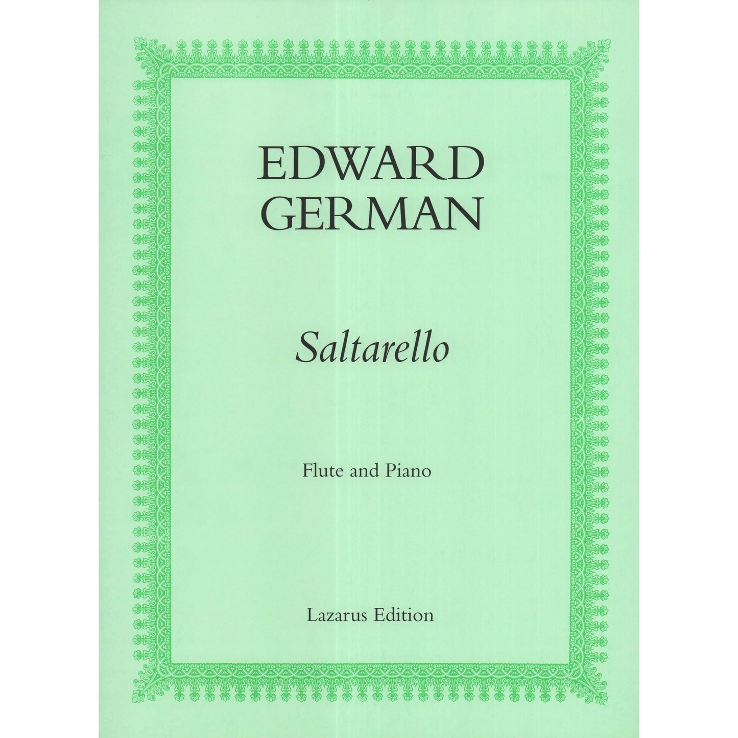 German- Saltarello for Flute and Piano