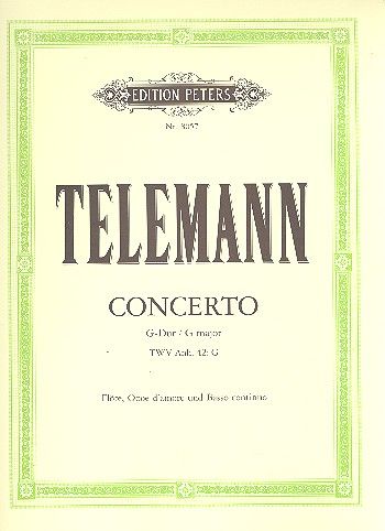 Telemann- Concerto in G Major for Flute, Oboe D’Amore and Basso Continuo