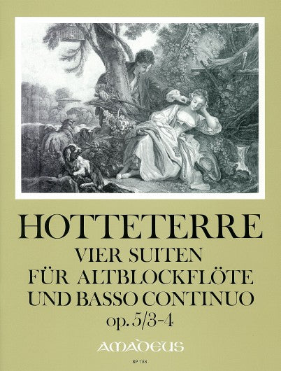 Hotteterre- Four Suites Op 5 for Flute and Basso Continuo