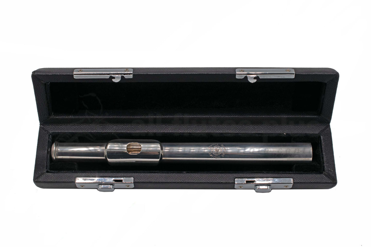 Pre-owned William Simmons .925 Silver Headjoint with 14K Riser C7991