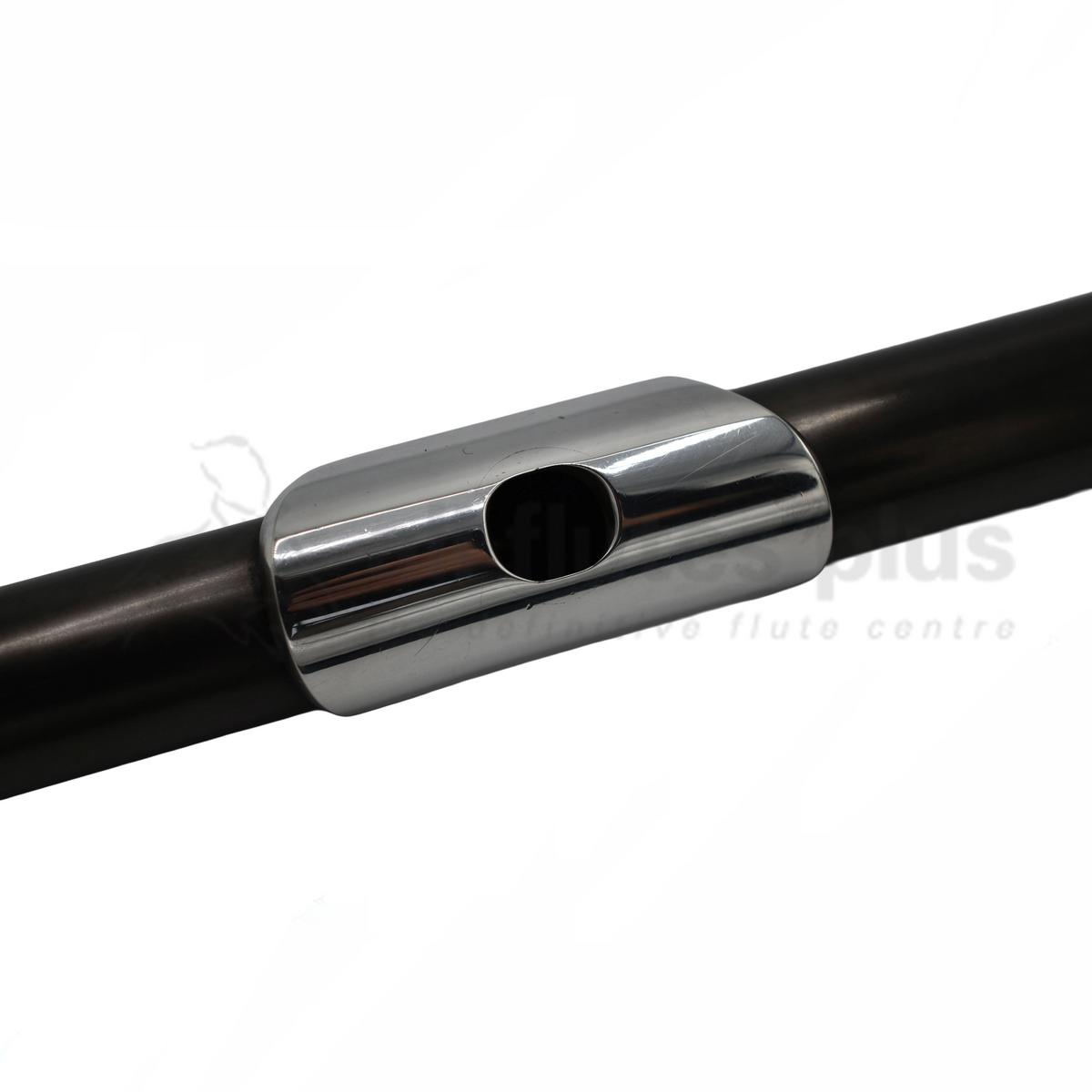 Pre-owned Matit Bros Carbon Fibre Tubing Headjoint with Silver Lip Plate & Riser C8137