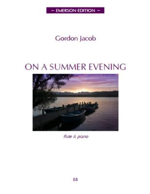 Jacob- On A Summer Evening for Flute and Piano