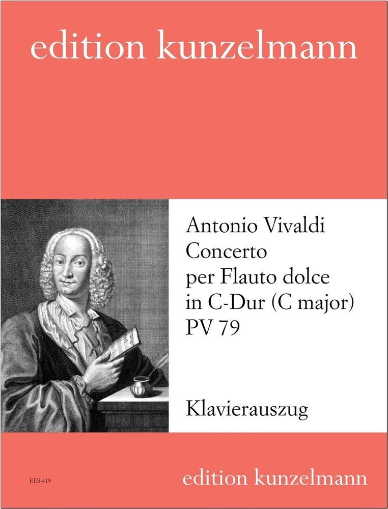 Vivaldi- Concerto in C Major PV 79 for Flute and Piano (Kunzelmann)