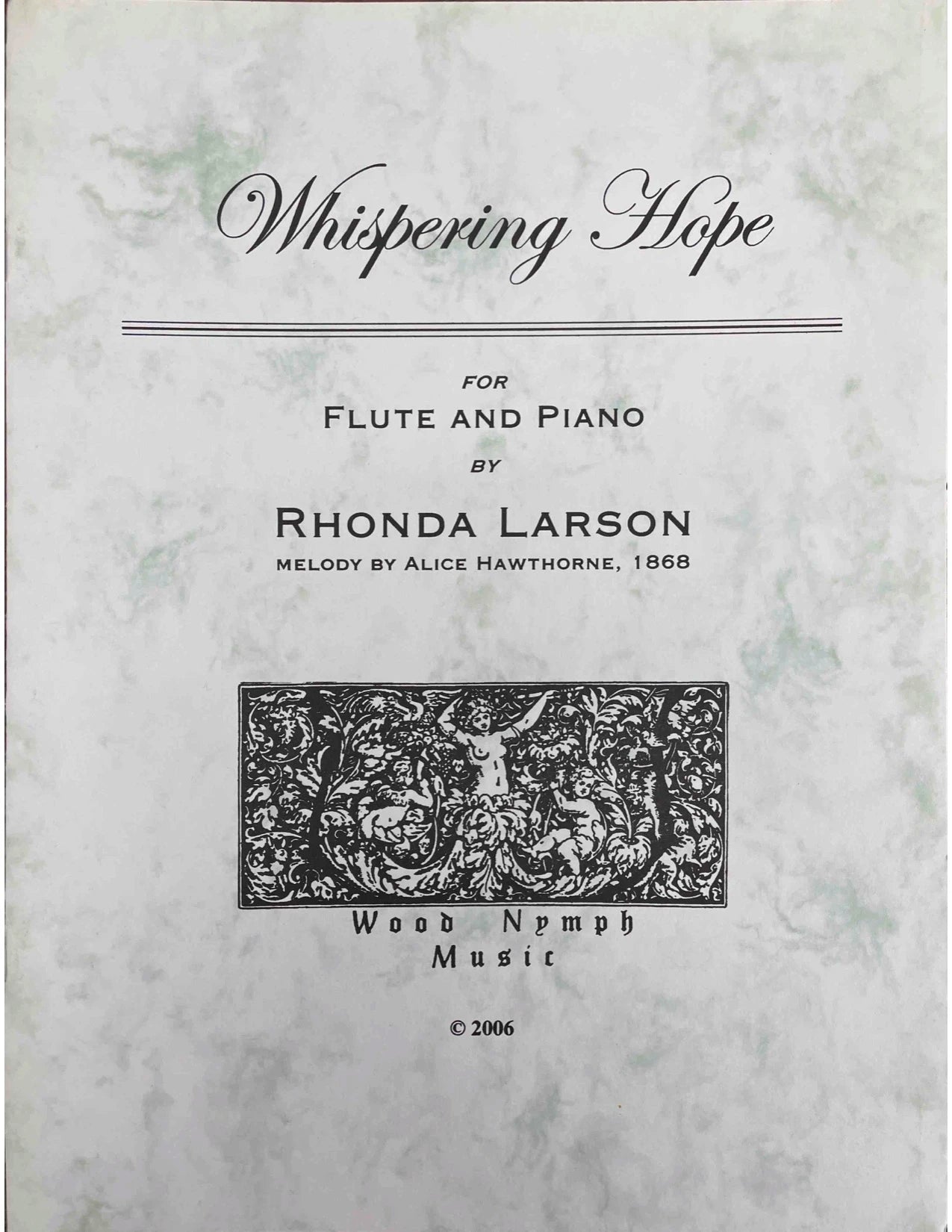 Larson- Whispering Hope for Flute and Piano