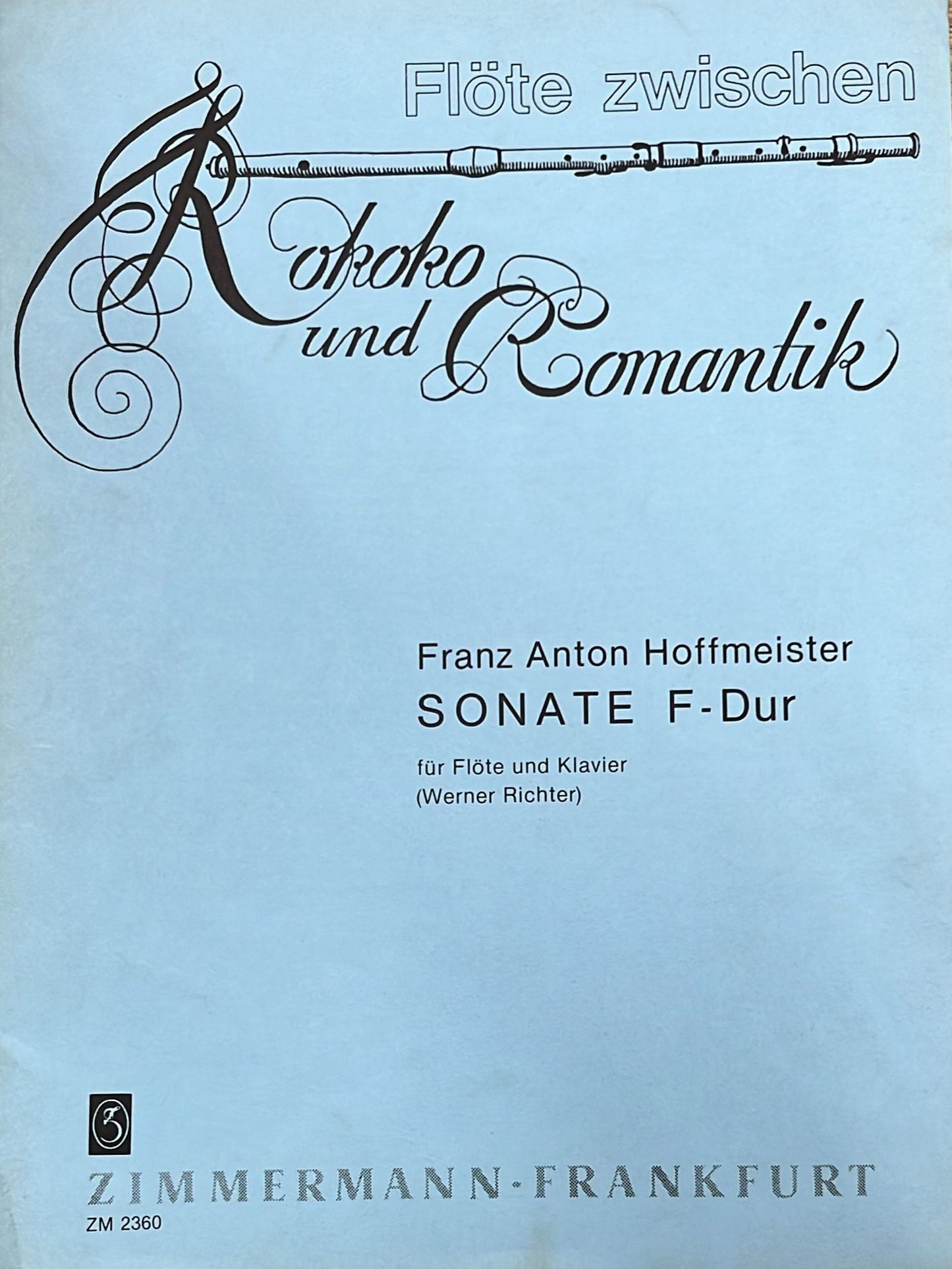 Hoffmeister Sonata in F Major for Flute and Piano