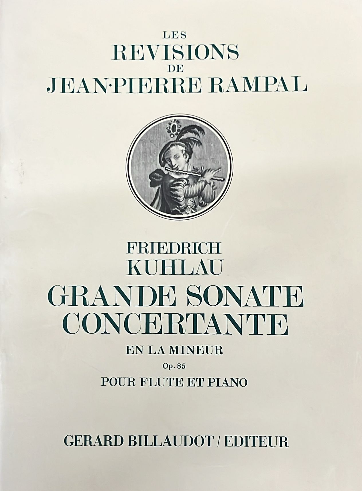 Kuhlau- Grande Sonata Concertante Op 85 in A Minor for Flute & Piano
