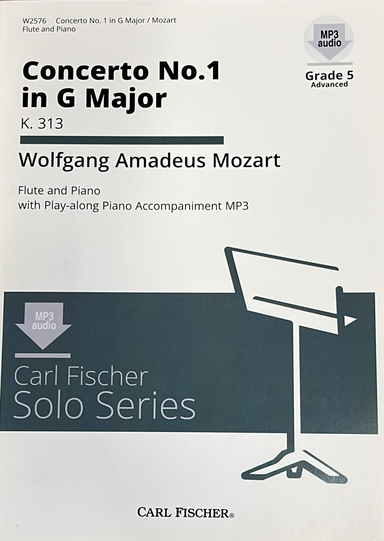 Mozart- Concerto No 1 in G Major KV313 for Flute and Piano (Fischer)