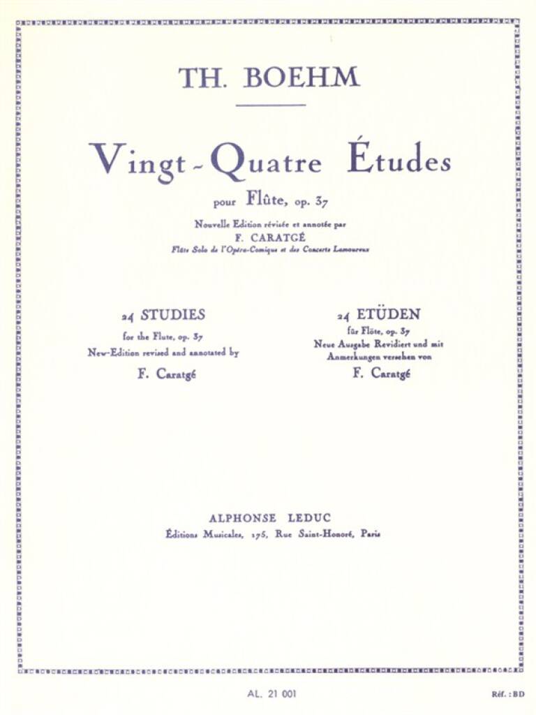 Boehm- 24 Etudes Op. 37 (Leduc)