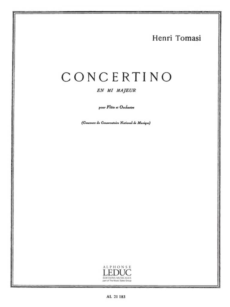 Tomasi- Concertino In E Major for Flute and Piano