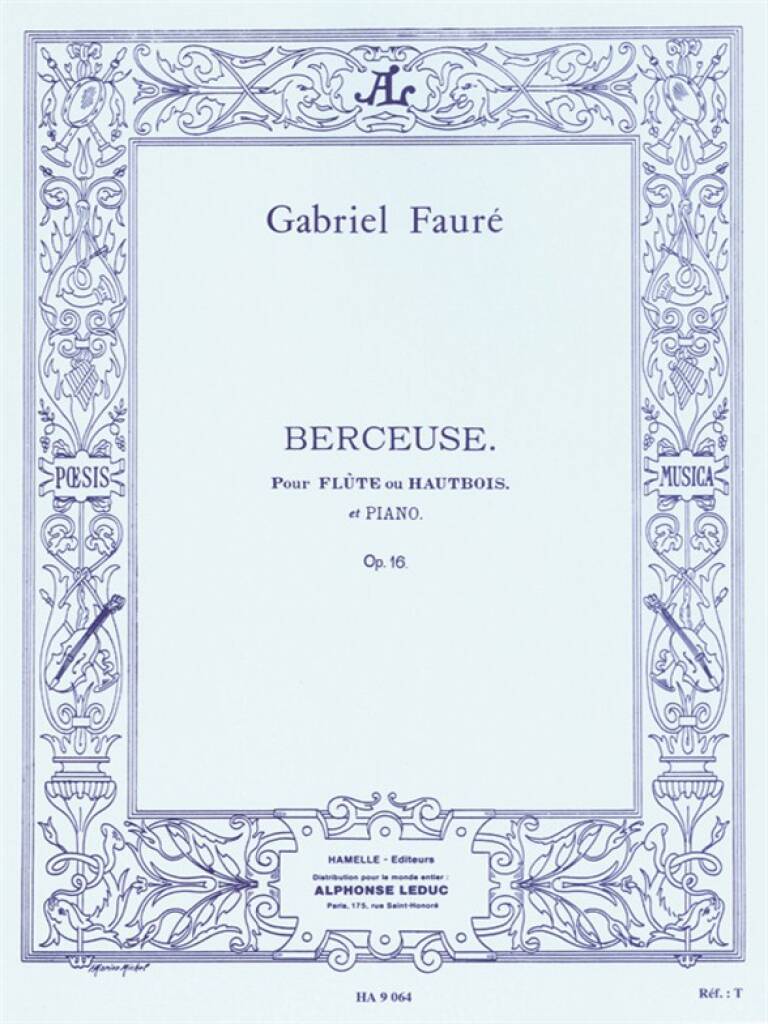 Faure- Berceuse Op.16 for Flute and Piano