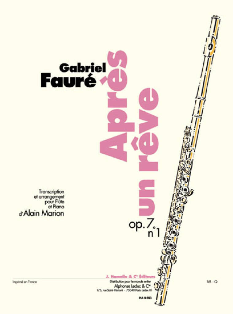Faure- Après un Reve for Flute & Piano