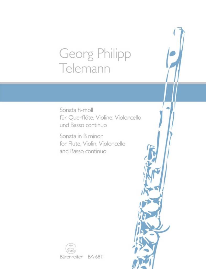 Telemann- Sonata in B minor for Flute, Violin and Cello