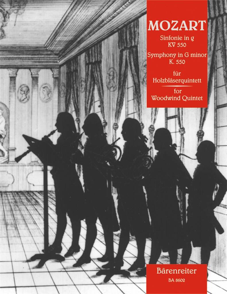 Mozart- Symphony in G minor K.550 for Wind Quintet