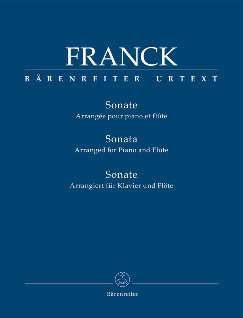Franck- Sonata in A Major for Flute and Piano (Barenreiter)