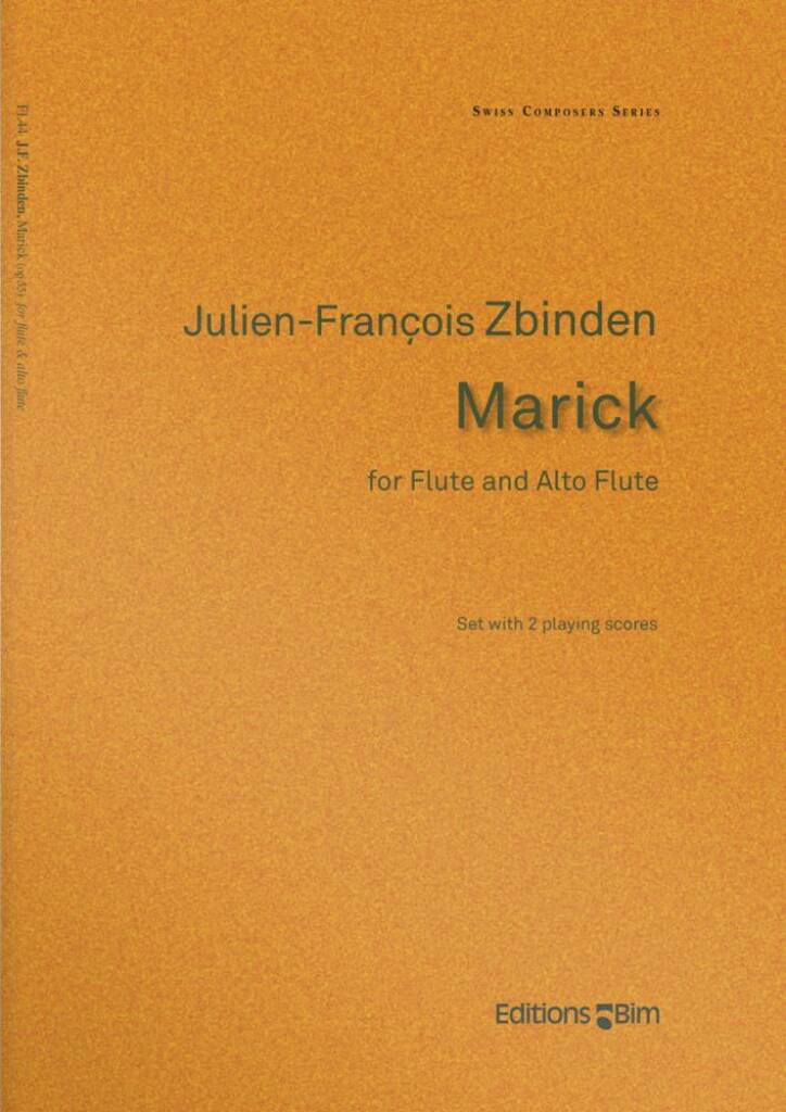 Zbinden- Marick for Flute and Alto Flute