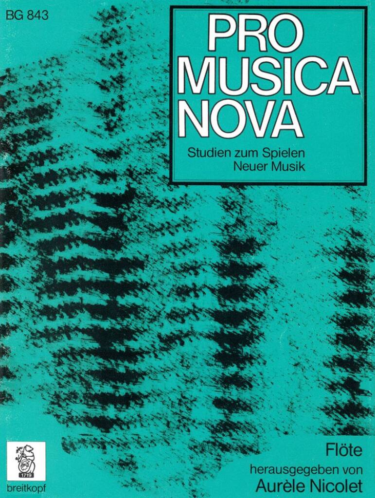 Nicolet- Pro Musica Nova: Studies for Playing Avant-Garde Music for Flute