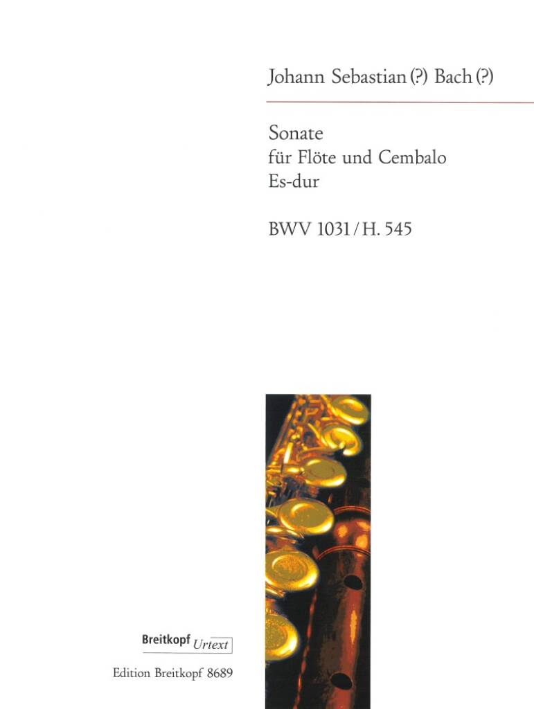 JS Bach Sonata in E Flat Major BWV 1031-Flute & Basso Continuo