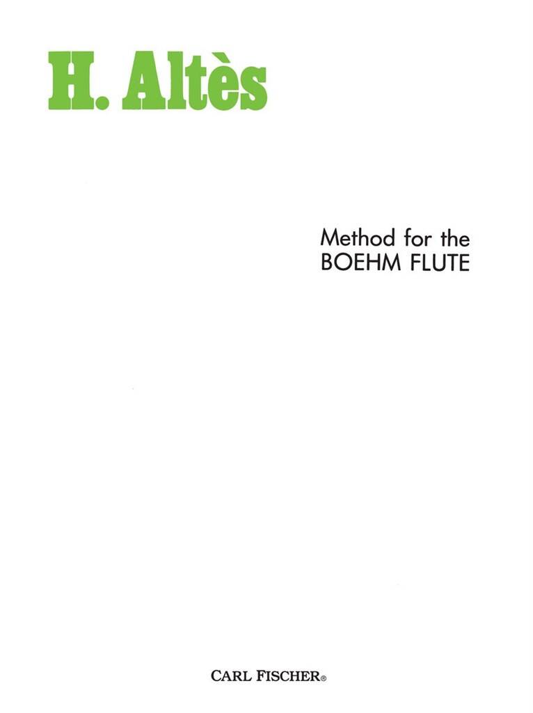 Altès- Method for Boehm Flute (Part 1)