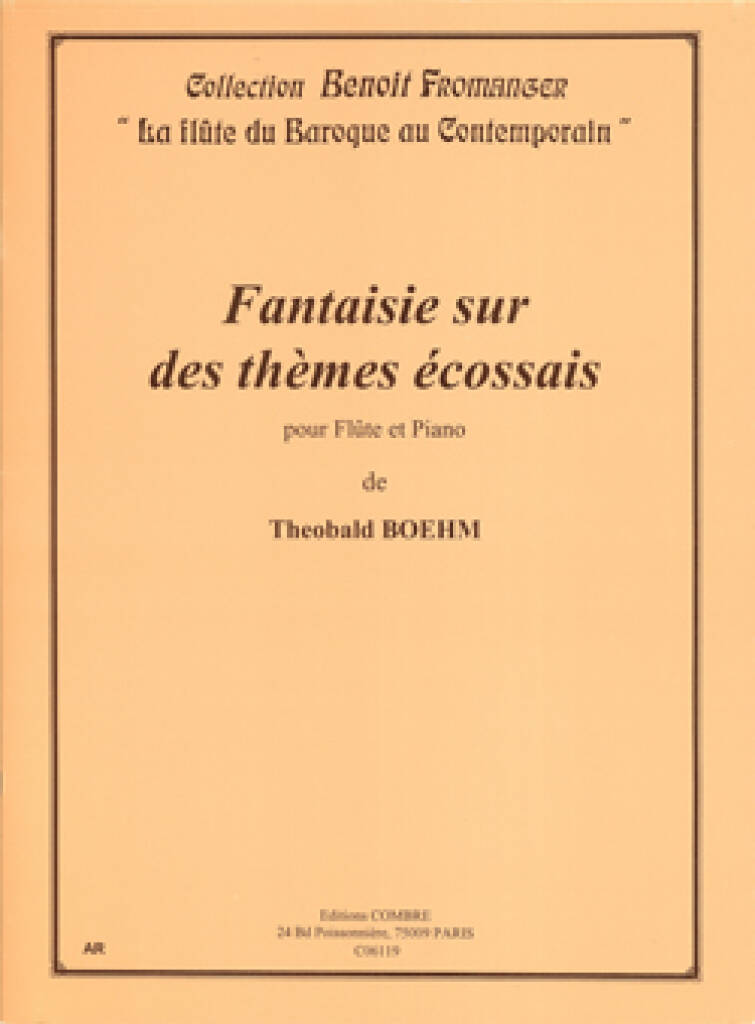 Boehm- Fantaisie Sur Des Themes Ecossaise for Flute and Piano (Editions Combre)