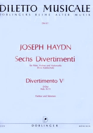 Haydn- 5th Divertimento for Flute, Violin and Cello