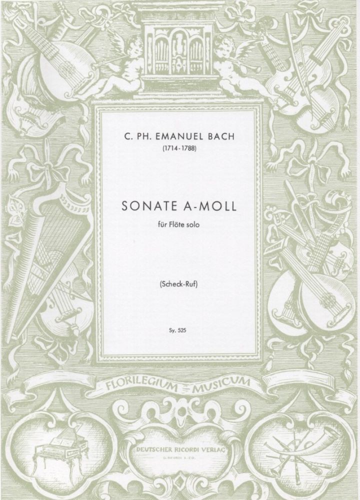 CPE Bach Sonate - a-moll - für Flöte solo