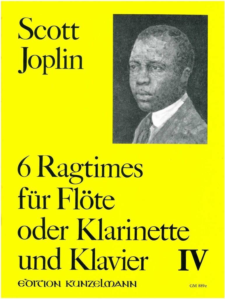 Joplin- 6 Ragtimes for Flute and Piano (Books 1-4)