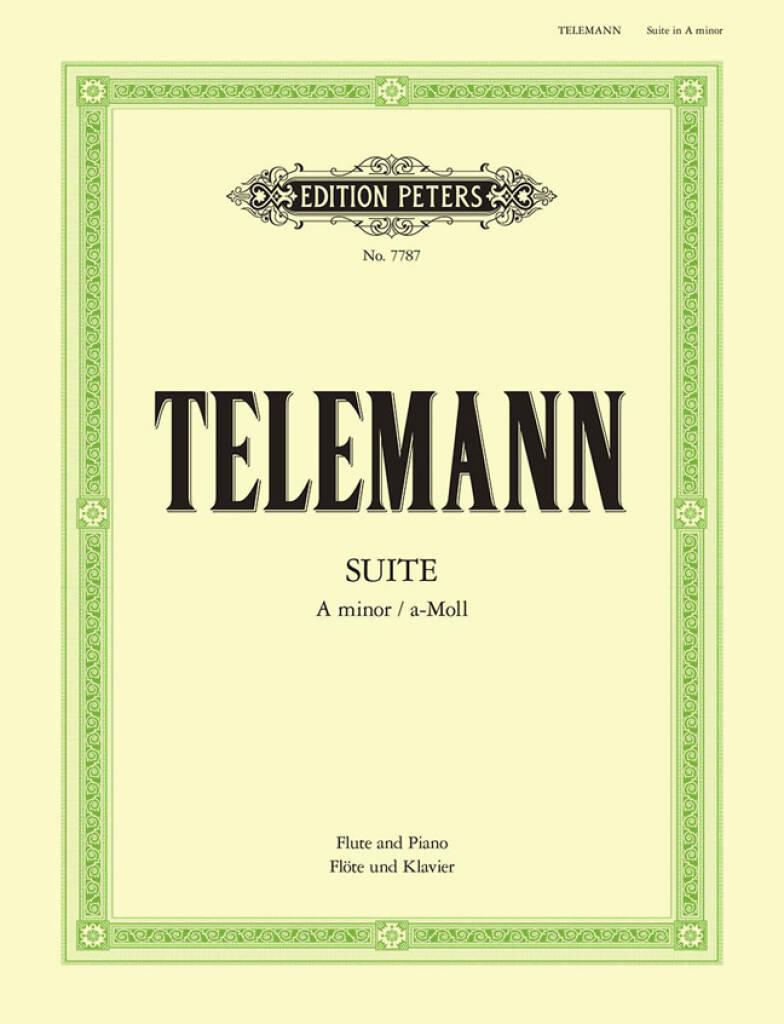 Telemann- Suite in A Minor for Flute and Piano