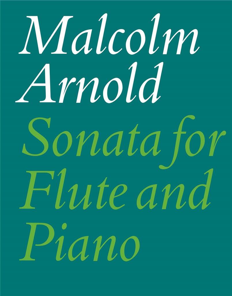 Sonata for Flute and Piano by Malcolm Arnold cover