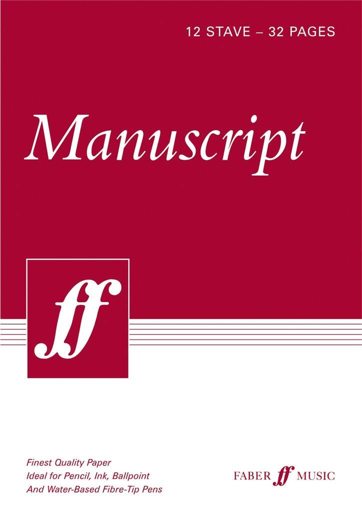 32 Page manuscript paper (Faber Music)