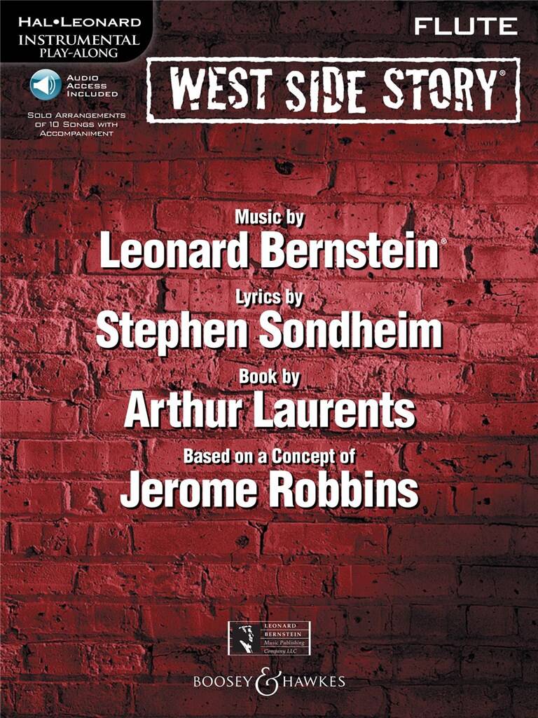 West Side Story for Flute Cover with authors and composers listed