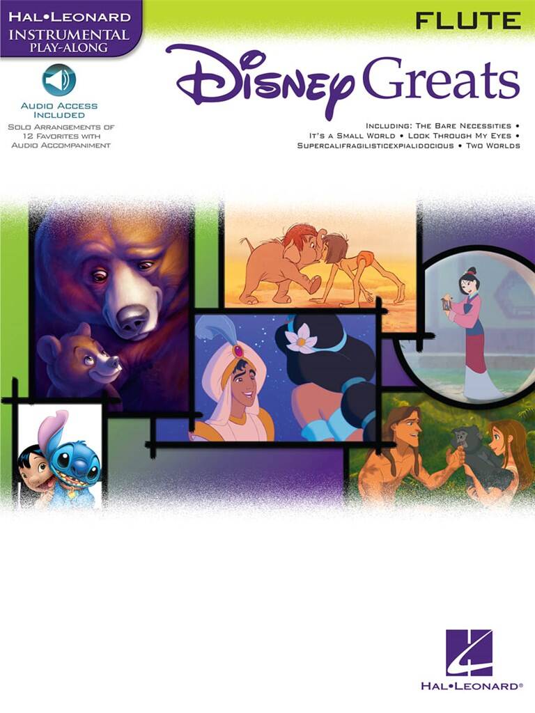 Disney Greats Playalong for Flute (includes Audio Access)