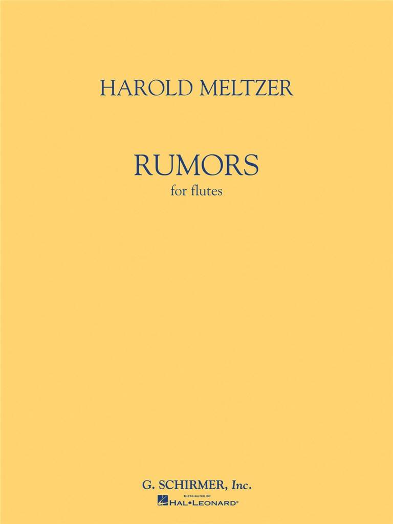 Harold Meltzer- Rumors for Solo Flute