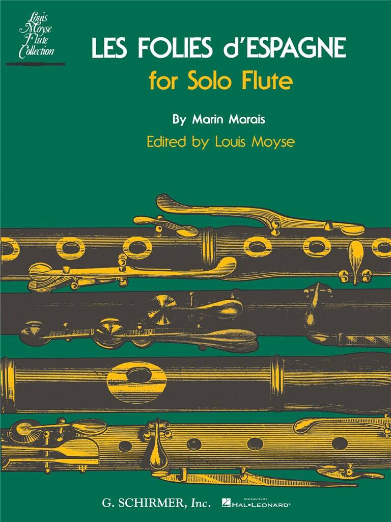 Marais- Les Folies d’Espagne for Solo Flute (Schimer)