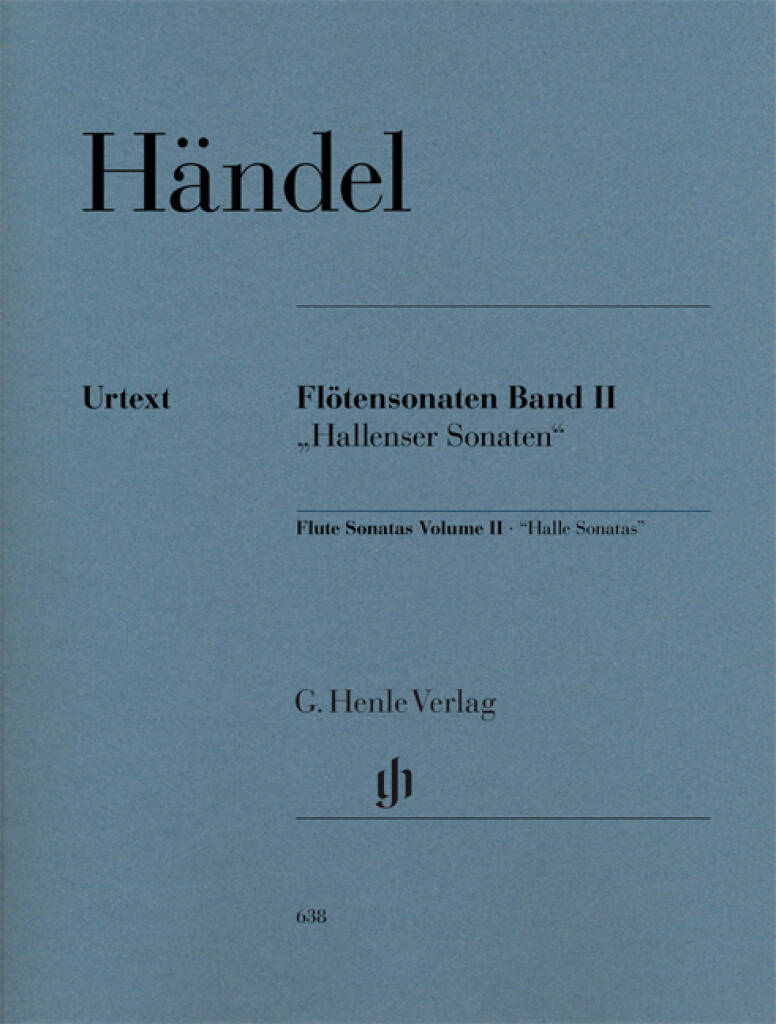 Handel- Hallenser Sonatas for Flute and Basso Continuo (Henle)