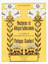 Gaubert- Nocturne et Allegro Scherzando for Flute and Piano (Enoch)