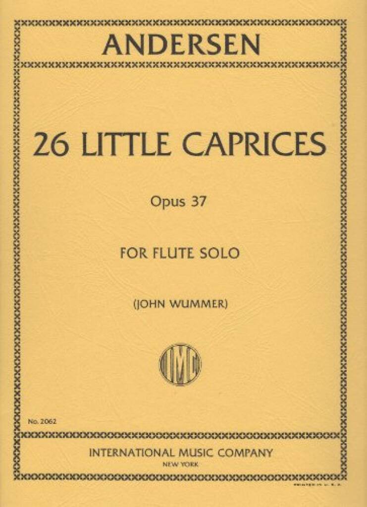 Andersen- 26 Little Caprices for Flute Op. 37 (IMC)