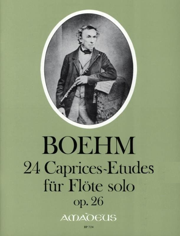 Boehm- 24 Caprices-Etudes for Solo Flute Op. 26 (Amadeus)