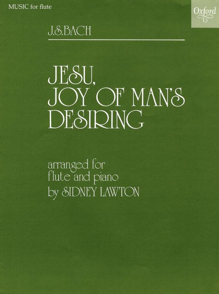JS Bach Jesu Joy of Man’s Desiring- Flute & Piano